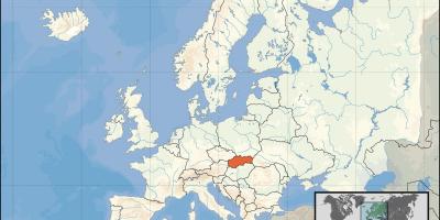 Dünya haritası üzerinde Slovakya konumu 