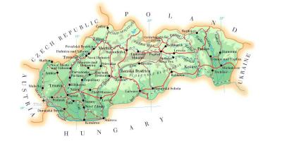 Slovakya kayak merkezleri haritası 