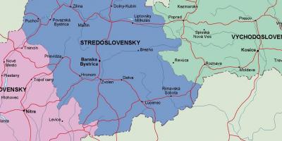 Slovakya haritası siyasi